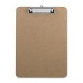Business Source Clipboard- with Flat Clip-Rubber Grips-9 in. x 12.5 in.-Brown BSN16508